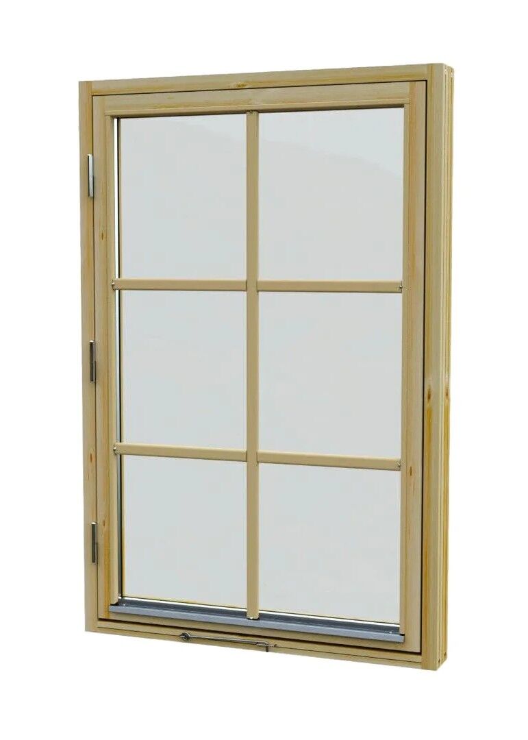 Fönster 8x12 sidohängt, med spröjs - Sorsele