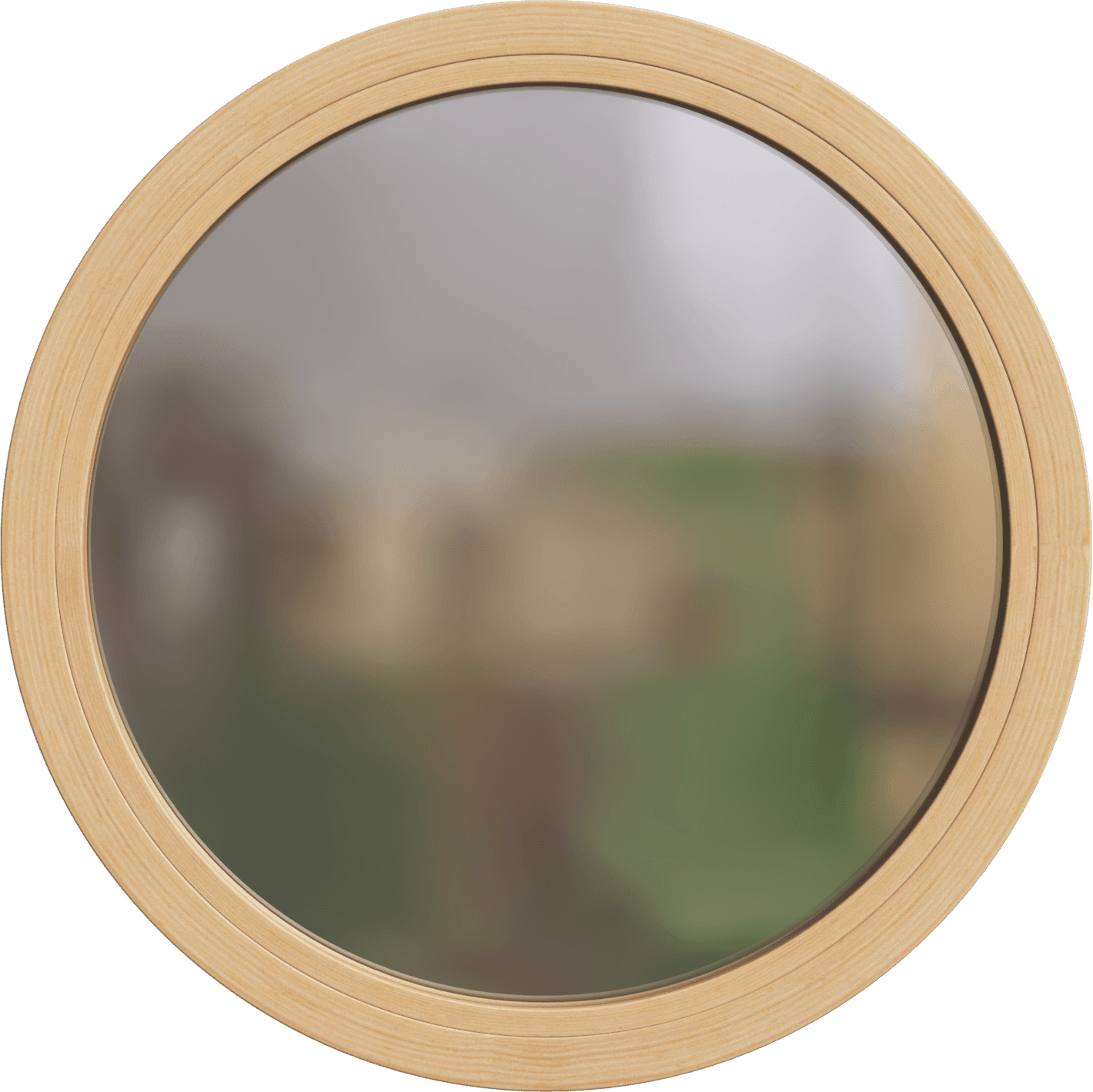 Fönster 5 fast runt, med foder